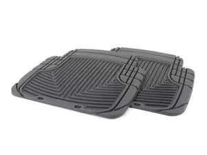 Rear All-Weather Floor Mats - Black