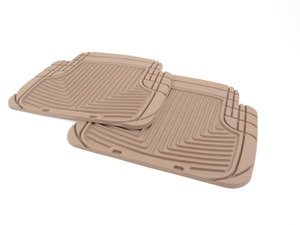 ES#2193956 - W50TN - Rear All-Weather Floor Mats - Tan - All-weather protection to endure the harshest conditions - WeatherTech - BMW Volkswagen Porsche
