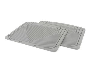 ES#2193947 - W20GR - Rear All-Weather Floor Mats - Grey - All-weather protection to endure the harshest conditions - WeatherTech - Audi BMW Volkswagen Porsche