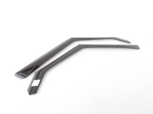 ES#2838339 - 82575 - Side Window Deflectors Front & Rear - Dark Smoke - (NO LONGER AVAILABLE) - Optimum protection, while allowing window use in any conditions - WeatherTech - 