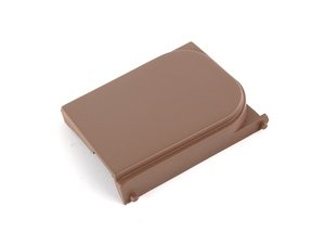 ES#113583 - 51438172801 - Top rod cover - left - Beige, Covers access port to top operating rod - Genuine BMW - BMW