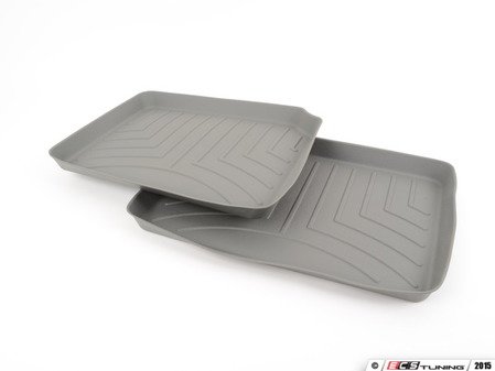 ES#2838003 - 463552 - Rear FloorLiner DigitalFit - Gray - All-weather protection to endure the harshest conditions - WeatherTech - MINI