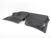 ES#2837635 - 442451 - Front FloorLiner - Black - Laser measured for perfect fitment and ultimate protection against moisture and debris - WeatherTech - Porsche