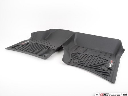 ES#2837635 - 442451 - Front FloorLiner - Black - Laser measured for perfect fitment and ultimate protection against moisture and debris - WeatherTech - Porsche