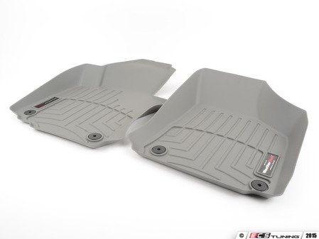 ES#2838023 - 464281 - E39 Front FloorLiner - Grey - Laser measured for perfect fitment and ultimate protection against moisture and debris - WeatherTech - BMW