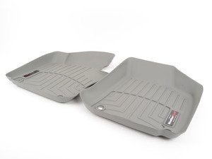 ES#2837934 - 461581 - E9x Rwd Front FloorLiner DigitalFit - Grey - Laser measured for perfect fitment and ultimate protection against moisture and debris - WeatherTech - BMW