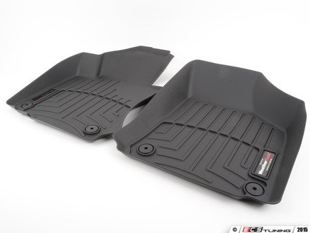 ES#2837652 - 442691 - Front FloorLiner DigitalFit - Black - Laser measured for perfect fitment and ultimate protection against moisture and debris - WeatherTech - Volkswagen