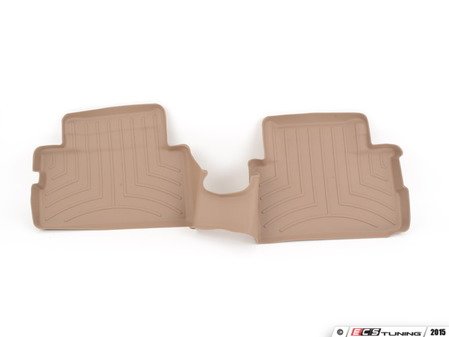 ES#4443486 - 4516002 - G06 Rear FloorLiner - Tan - Laser measured for perfect fitment and ultimate protection against moisture and debris - WeatherTech - BMW