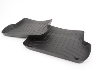 ES#2837612 - 441942 - Rear FloorLiner DigitalFit - Black - Laser measured for perfect fitment and ultimate protection against moisture and debris - WeatherTech - Audi