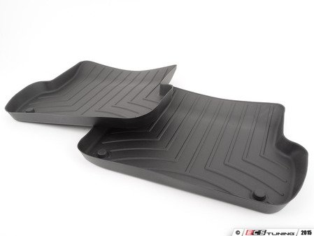ES#2837612 - 441942 - Rear FloorLiner DigitalFit - Black - Laser measured for perfect fitment and ultimate protection against moisture and debris - WeatherTech - Audi