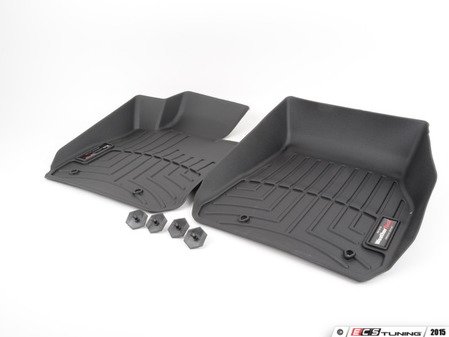 ES#2837686 - 444101 - Front FloorLiner DigitalFit - Black - Laser measured for perfect fitment and ultimate protection against moisture and debris - WeatherTech - BMW