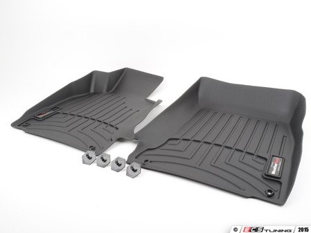 ES#2837693 - 444281 - E39 front FloorLiner DigitalFit - Black - Laser measured for perfect fitment and ultimate protection against moisture and debris - WeatherTech - BMW