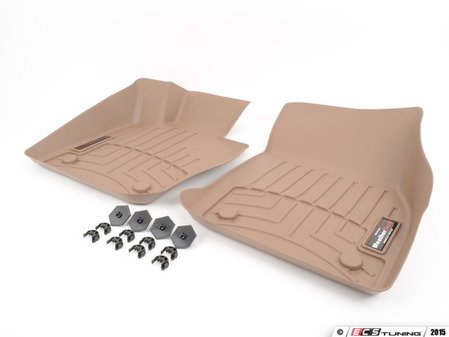 ES#4443551 - 4516731 - G22/82 Front FloorLiner - Tan - Laser measured for perfect fitment and ultimate protection against moisture and debris - WeatherTech - BMW