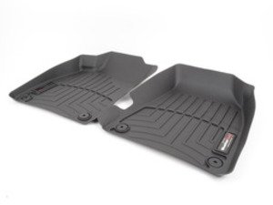 ES#2837611 - 441941 - Front FloorLiner DigitalFit - Black - Laser measured for perfect fitment and ultimate protection against moisture and debris - WeatherTech - Audi