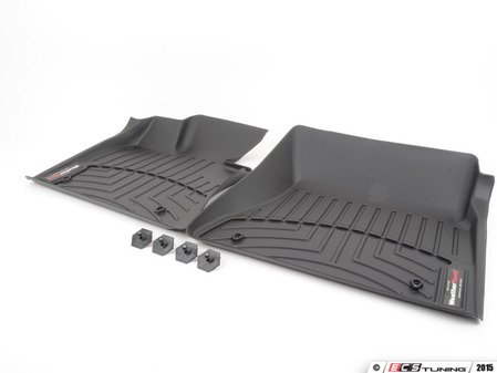 ES#2837581 - 440951 - E70/71 Front FloorLiner DigitalFit - Black - Laser measured for perfect fitment and ultimate protection against moisture and debris - WeatherTech - BMW