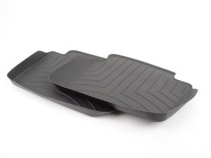 ES#2837675 - 443652 - E84 Rear FloorLiner DigitalFit - Black - Laser measured for perfect fitment and ultimate protection against moisture and debris - WeatherTech - BMW