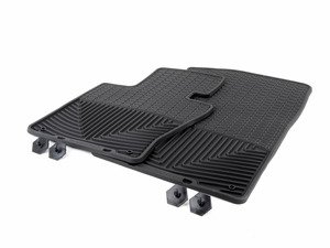 ES#2194987 - W63 - E83 Front All-Weather Floor Mats - black - Digital Laser Measured Floor Liners For Maximum Interior Protection In All Weather Conditions! - WeatherTech - BMW