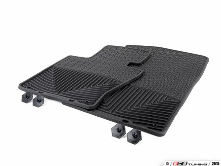ES#2194987 - W63 - E83 Front All-Weather Floor Mats - black - Digital Laser Measured Floor Liners For Maximum Interior Protection In All Weather Conditions! - WeatherTech - BMW