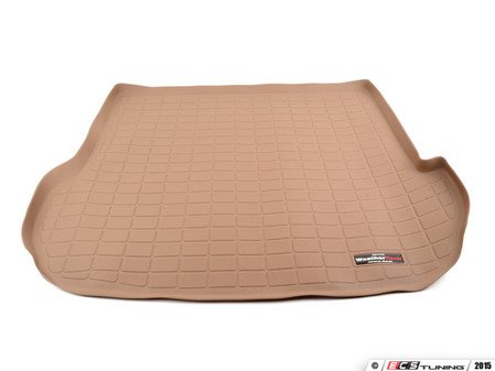 ES#2837450 - 41206 - Rear Cargo Liner - tan - The best protection for your trunk in any situation - WeatherTech - Volkswagen
