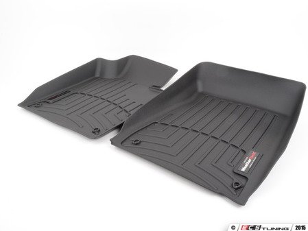 ES#2837584 - 441061 - E46 Rwd Front FloorLiner DigitalFit - Black - Laser measured for perfect fitment and ultimate protection against moisture and debris - WeatherTech - BMW