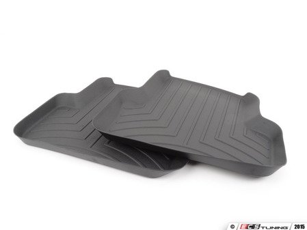 ES#2837616 - 442122 - Rear FloorLiner DigitalFit - Black - Laser measured for perfect fitment and ultimate protection against moisture and debris - WeatherTech - Audi