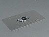 ES#196075 - 82120150547 - Marque Plate - MINI Logo Chrome - Priced Each - (NO LONGER AVAILABLE) - For the front license plate location - Genuine MINI - 