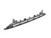 ES#2498034 - 4G0807683 - Front Bumper Trim - Center - Attaches to the bottom of the front bumper - Genuine Volkswagen Audi - Audi