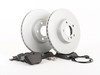 ES#2857579 - 342167932471KT1 - Front Brake Service Kit - Featuring ECS DD23 "Daily Driver" ceramic pads and coated rotors - Assembled By ECS - BMW