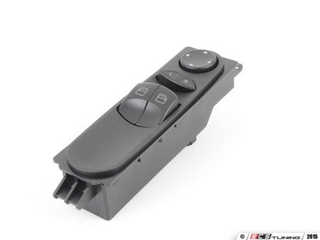 ES#1840372 - 9065451213 - Window Switch Assembly with Mirror Adjustment Switch - Black - Genuine Mercedes Benz - Mercedes Benz