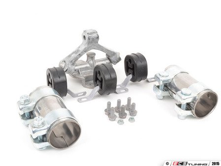 ES#2587651 - 357253141AKT3 - Cat-Back Exhaust Installation Kit - Everything you need to install an exhaust from the downpipe back - Assembled By ECS - Volkswagen