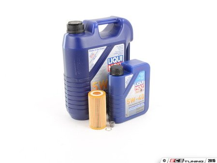 ES#2785312 - 06k115562svckt25 - Oil Service Kit  - Includes Hengst oil filter and Liqui Moly 5w-40 oil - Assembled By ECS - Volkswagen