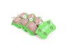 ES#2587020 - DP21114KT - Front & Rear GreenStuff Performance Brake Pad Kit - Restore your braking power on all four corners with these great, mildly upgraded GreenStuff pads! - EBC - Audi
