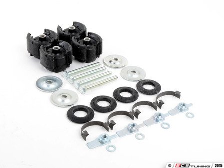 ES#2528815 - 1153301875 - Front Subframe Mount Kit - Includes new subframe mounts and all needed installation hardware - Meyle - Mercedes Benz