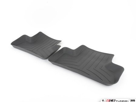 ES#2837627 - 442302 - Rear FloorLiner DigitalFit - Black - Laser measured for perfect fitment and ultimate protection against moisture and debris - WeatherTech - Audi