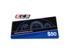 ES#1896893 - GC50 -  ECS Gift Card - $50 - The perfect gift for every car enthusiast any time of the year - ECS Gift Cards - Audi BMW Volkswagen Mercedes Benz MINI Porsche