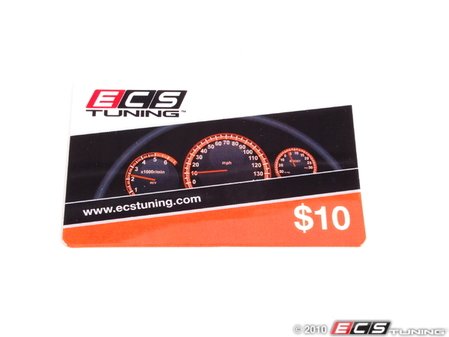 ES#1896891 - GC10 -  ECS Gift Card - $10 - The perfect gift for every car enthusiast any time of the year - ECS Gift Cards - Audi BMW Volkswagen Mercedes Benz MINI Porsche