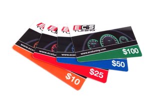 ES#2710386 - ECSEGC - Virtual Gift Card - The perfect gift for every car enthusiast, available in denominations from $50 to $1000! Add to cart to choose the value of the gift card.

Call in for assistance when ordering. - ECS Gift Cards - Audi BMW Volkswagen Mercedes Benz MINI Porsche