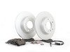 ES#2795772 - 34116757751KT3 - Front Brake Service Kit  - Featuring Meyle coated rotors and ECS DD23 ceramic brake pads. - Assembled By ECS - BMW