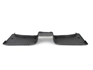ES#2837574 - 440452 - Rear FloorLiner - Black - Laser measured for perfect fitment and ultimate protection against moisture and debris - WeatherTech - Volkswagen Porsche