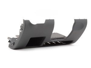 ES#1261528 - 8E1863075C6PS - Dashboard Storage Bin with additional cubby - Sabre (Black) - Left - (NO LONGER AVAILABLE) - This is the under-dash storage bin, located on the lower left side of the dashboard - Genuine European Volkswagen Audi - 