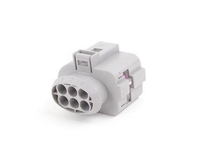 ES#351195 - 3D0973733G - Connector Housing - Priced Each - Restore electrical connections. 6-Pin - Genuine Volkswagen Audi - Volkswagen