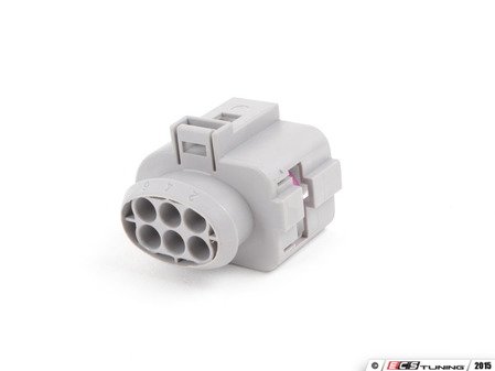 ES#351195 - 3D0973733G - Connector Housing - Priced Each - Restore electrical connections. 6-Pin - Genuine Volkswagen Audi - Volkswagen