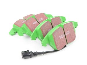 ES#517817 - DP21517 - Front Greenstuff Performance Brake Pad Set - Designed as a mildly upgraded pad, great for an afternoon of sporty driving. - EBC - Audi Volkswagen