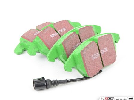 ES#517817 - DP21517 - Front Greenstuff Performance Brake Pad Set - Designed as a mildly upgraded pad, great for an afternoon of sporty driving. - EBC - Audi Volkswagen