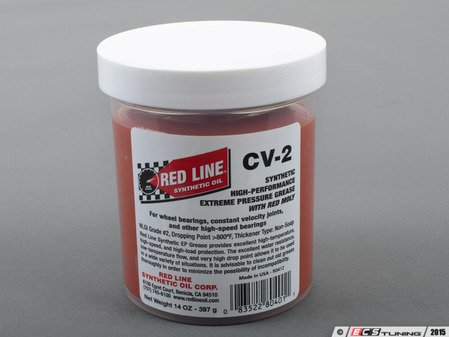 ES#2848013 - 80401 - CV-2 Grease with Moly - 14oz  - High performance grease for multiple applications - Redline - Audi BMW Volkswagen Mercedes Benz MINI Porsche