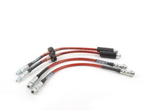 ES#2602065 - ECS41046KT2 - Front & Rear Exact-Fit Stainless Steel Brake Lines - Kit - Complete set of DOT-compliant lines for an improved pedal feel - ECS - Audi