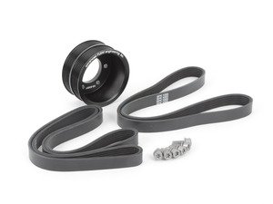 ES#2873030 - 79-10003 - E60 M5 AFE Power Pulley - Black anodized billet aluminum bolt on horespower - AFE - BMW