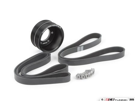ES#2873030 - 79-10003 - E60 M5 AFE Power Pulley - Black anodized billet aluminum bolt on horespower - AFE - BMW
