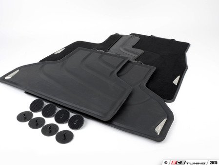 ES#2777586 - 51472347731KT - Carpeted Floor Mat Set - Black - Complete set of floor mats in a combination of carpet and rubber - Genuine BMW - BMW