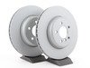 ES#2833214 - 34116775277KT - Front Brake Rotors - Pair (348x30) - Want to restore your stopping power? Replace those old rotors. 1-piece construction. - Zimmermann - BMW